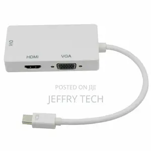 Mini Display Port DP Thunderbolt to HDMI VGA DVI Adapter For