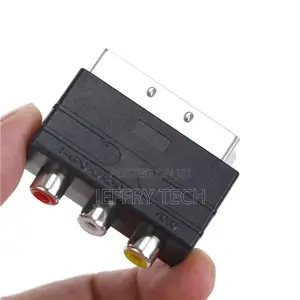 Silver Scart-To-3rca Composite Phonon I / O Switch + Convert