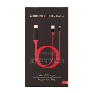 2m 8 Pin for iPhone HDMI Cable HDTV Adapter Digital TV USB C