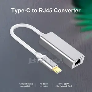 Network Card Usb-C 3.1 to 2.5gbase-T Supports Connection Spe