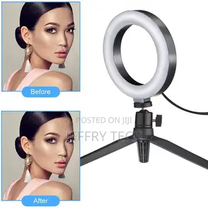 Desktop Ring Lamp Mobile Phone Triangle Bracket Selfie Live
