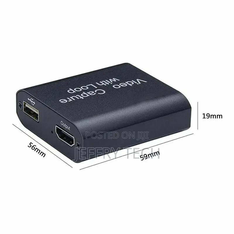 4K HDMI to USB2.0 Capture Card Game Live Streaming Loop Vide