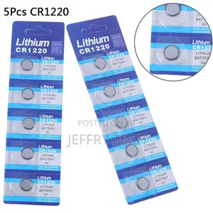 5pcs Cr1220 1220 3V Button Battery For Watch Toy Remote Cont