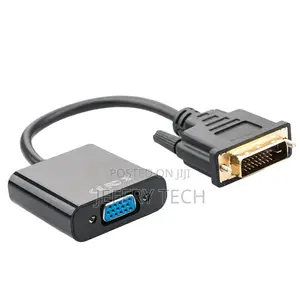1080p DVI 24+1 Pin DVI-D Male to VGA 15pin Female Cable Adap