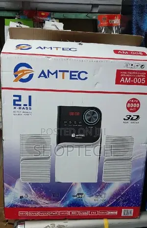 2.1ch Amtec Big 005 Subwoofer Sound System.