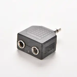 3.5mm Stereo Y Splitter Audio Adapter - 1/8" Male Plug to 2