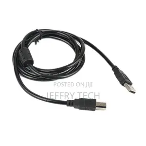 1PC Black USB 2.0 a Male to Down Angle USB B Male Printer Da