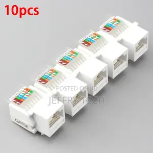 10 Practical Rj45 Cat6 Ethernet Network Trapezoidal Jackcli