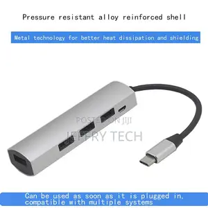Type-C USB 3.0 Hub With Power Supply 3.1 Splitter Docking St