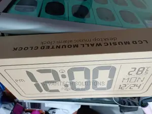 LCD Music Wall Mounted Clock