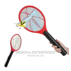 Generic Mosquito Killer Bat Racket Trap Red