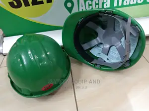Helmets-Pvc Green Safety Helmets