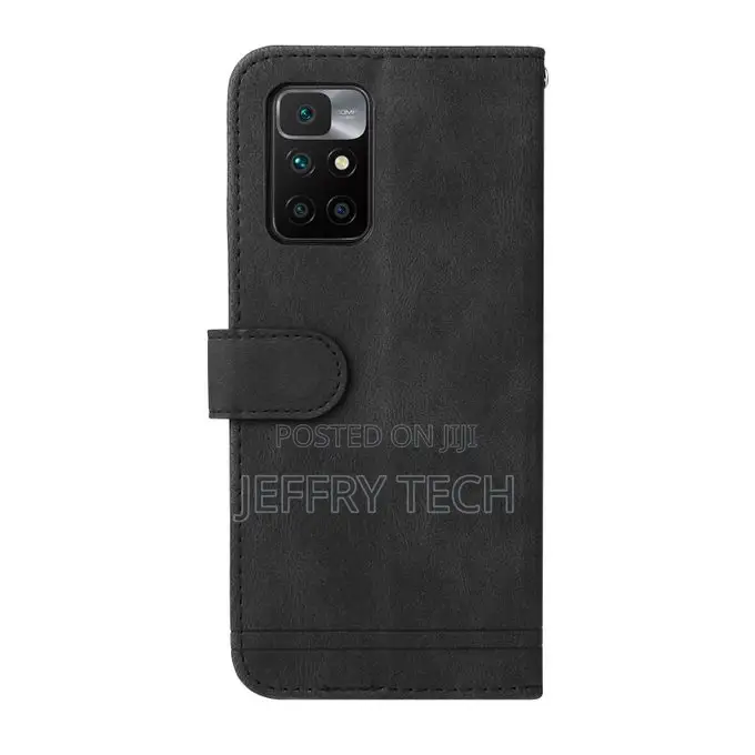 Xiaomi Redmi 10 Leather Case(Black)