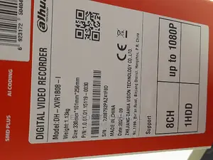 DVR 8ch Dahua Upto 1080p
