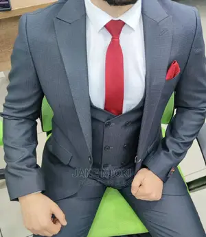 Grey 3 Pc Suit