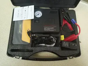 Car Jumpstarter/ Tire Inflator/ Powerbank, Torch and Hammer