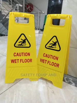 Caution Wet Floor Standing Sign