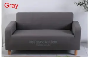 Black and White Polyester 5sitter Sofa Cover