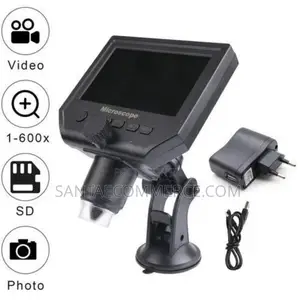 Innovative Digital Microscope 600x Sensor Zoom With LCD Disp