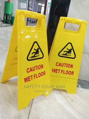 Wet Floor Caution!-Safety Sign Board