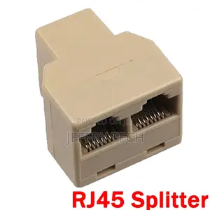 RJ45 ADSL Modem Network Cable Splitter RJ45 Lan Cable 2 Port
