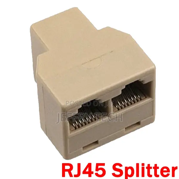 RJ45 ADSL Modem Network Cable Splitter RJ45 Lan Cable 2 Port