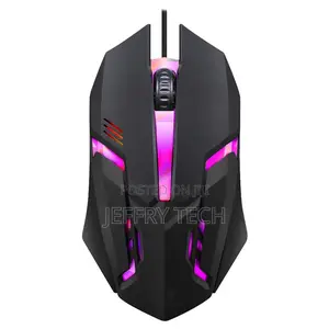 Backlit Wired USB Desktop Optical Gaming Mouse