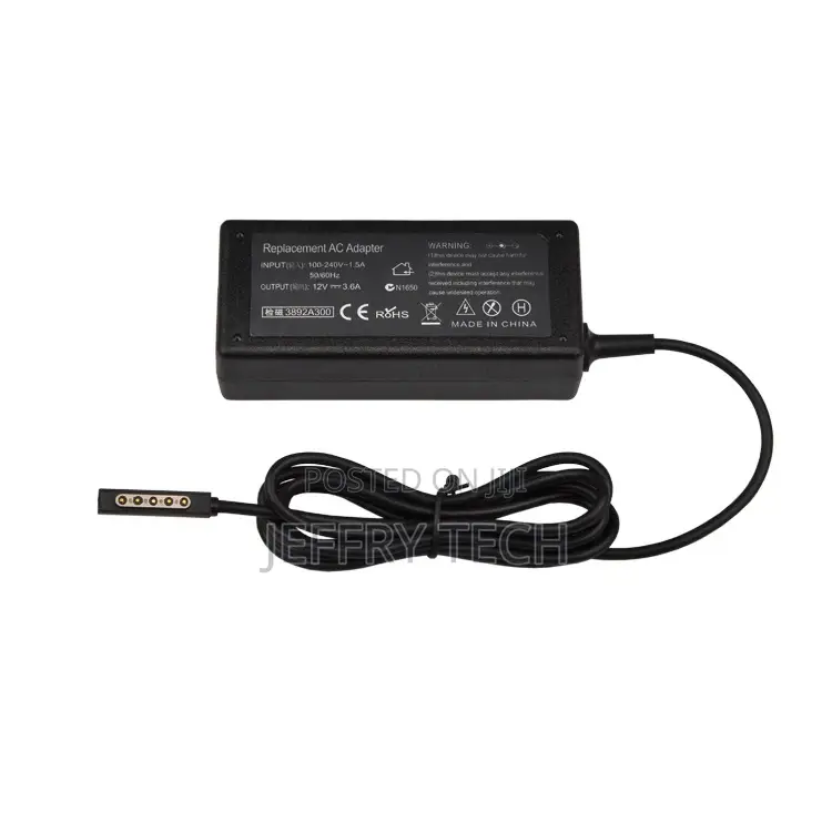 Laptop AC Adapter Charger for Tablet Surface Pro2 1 RT for M