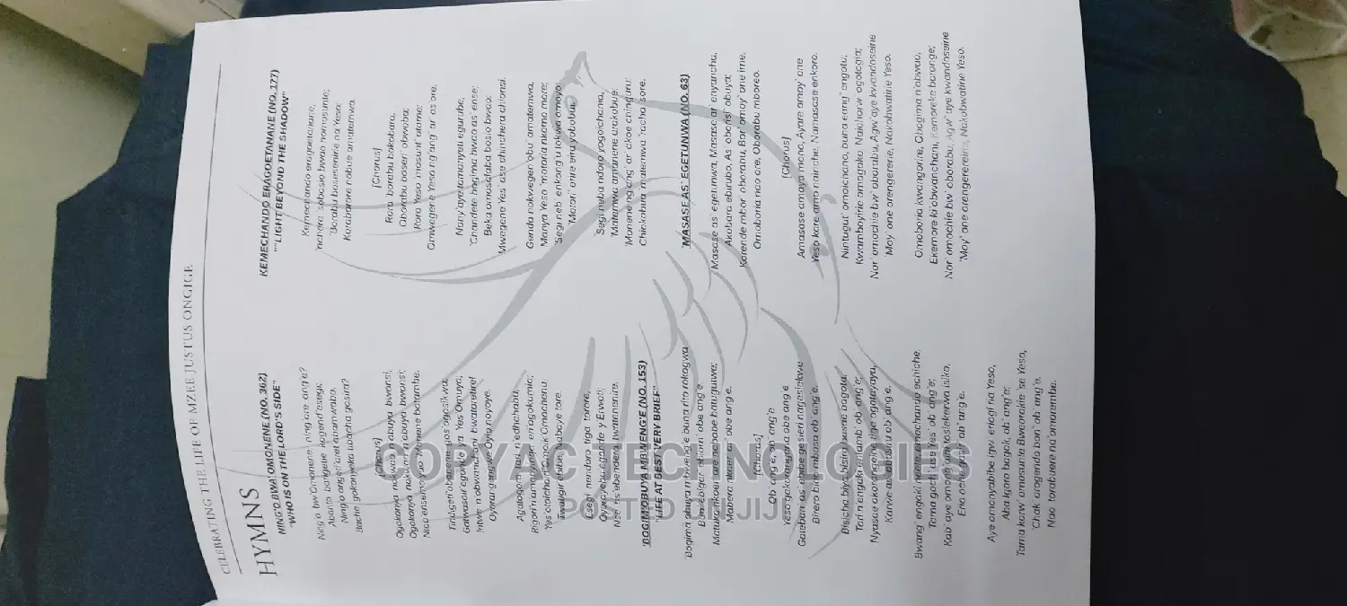 High Class Funeral Program Printing and Designing