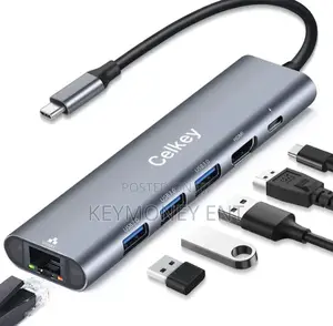 USB C Hub Multiport Adapter 5 in 1 USB