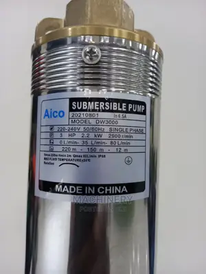 3hp Deepwell Borehole Submersible Water Pump