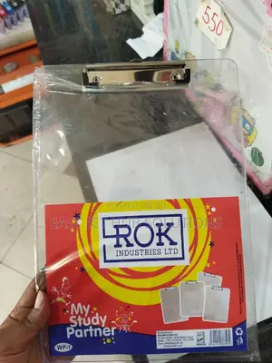 Clear Plastic Clipboard Board A4 Exam Writing Clip Board