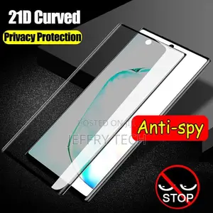 Privacy Screen Protective Glass on Samsung Galaxy A10S Glass