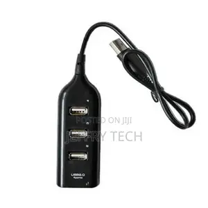 USB 2.0 High Speed 4-Port Splitter Hub Adapter for PC Comput