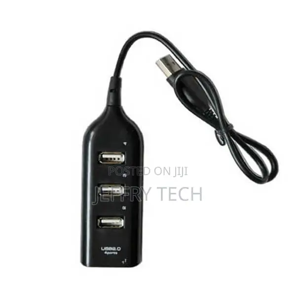 USB 2.0 High Speed 4-Port Splitter Hub Adapter for PC Comput