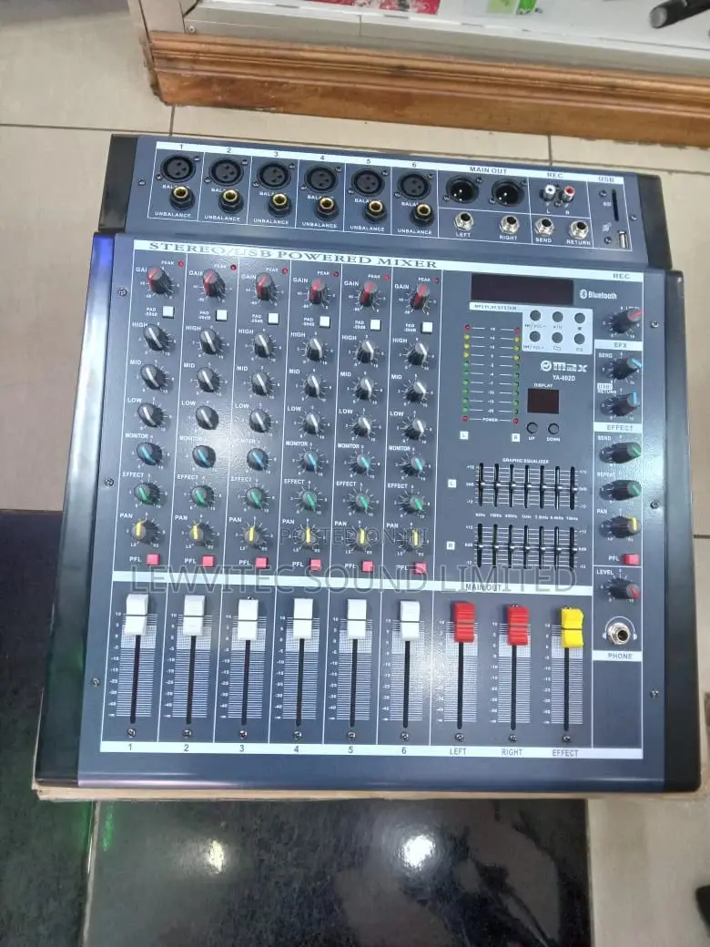 Stereo Usb Powered Mixer