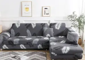 3.2 Grey Polyester Sofa Cover