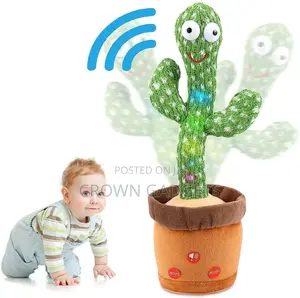 Dancing Cactus Twisting Music Toy Premium Chargable Green