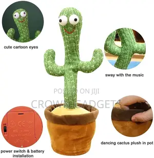 Tiktok Dancing Cactus Repeat Talking Toy