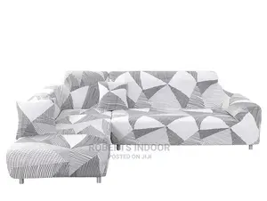 Black and White Elegant Polyester Sofa Cover