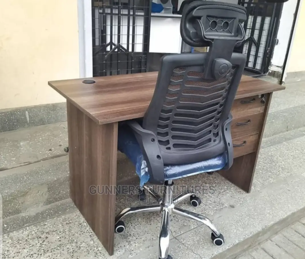 Office Desk and Chair.