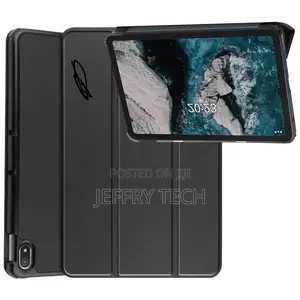 Generic Flip Cover Case for Nokia T20 – Black
