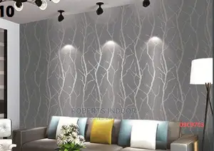 Grey and Silver Elegant Wallpaper