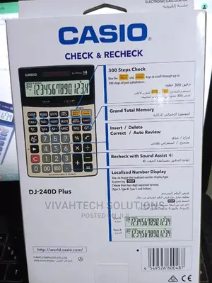Casio Dj-240d Plus Calculator