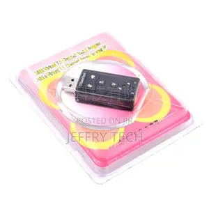 Usb External Stereo Sound Adapter 7.1 Channel Plug Play For
