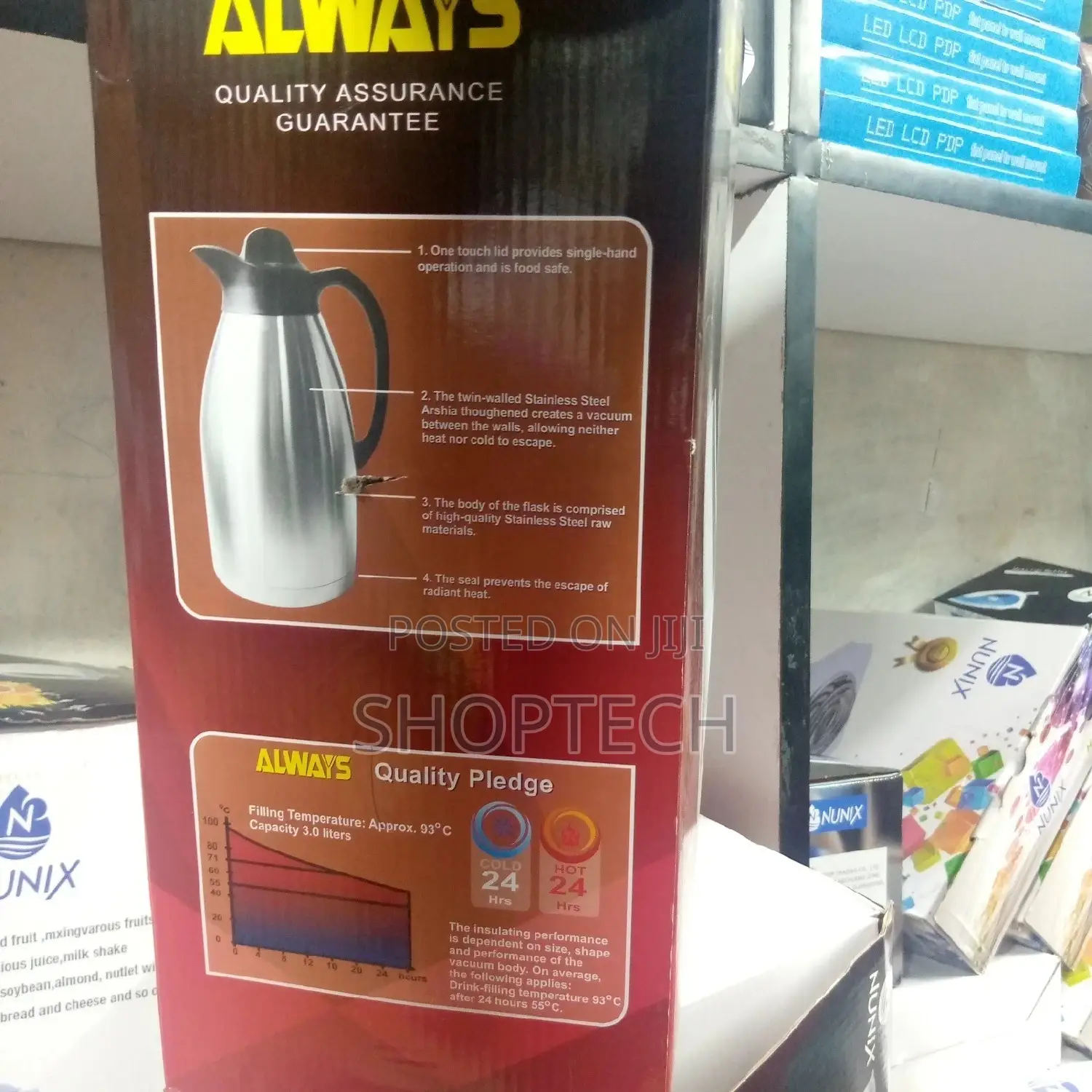 Vaccum 3.0 Litres Always Unbreakable Flask.