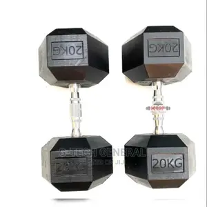 Generic 20kg Hexagonal Dumbbells (A Pair)