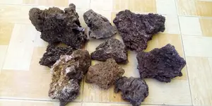 Lava Rocks (Basalt) for Fire Grill/Pit and Fish Aquarium