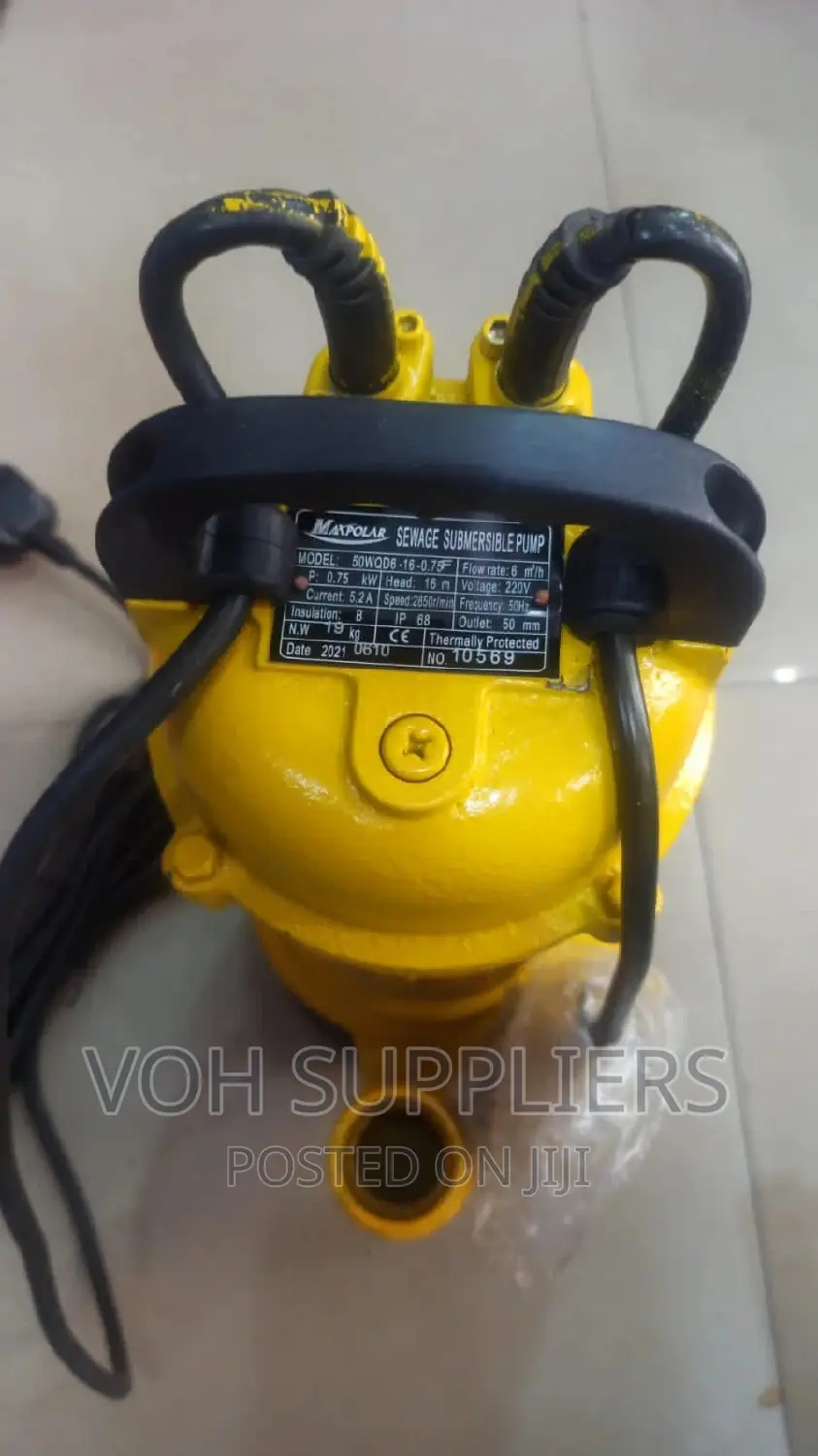 High Powered Sewage Pump