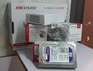 3 Hikvision Security Cctv Cameras Complete Kit Night Vision